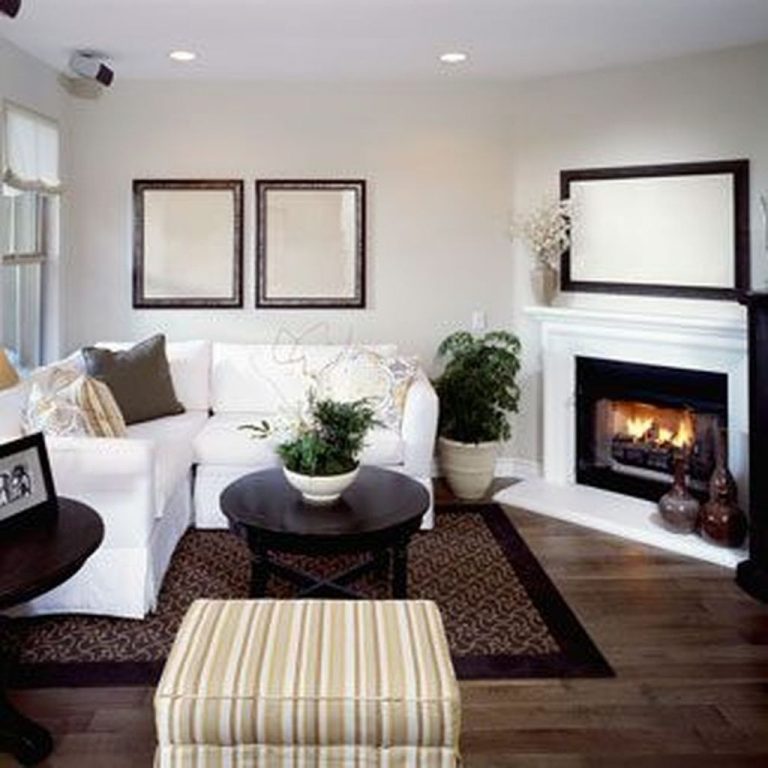 20 The Best Corner Fireplace Ideas For Your Living Room