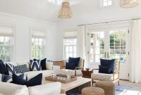 Elegant Coastal Themes For Your Living Room Design 04