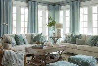Elegant Coastal Themes For Your Living Room Design 40