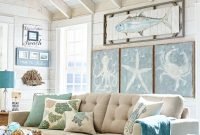 Elegant Coastal Themes For Your Living Room Design 42
