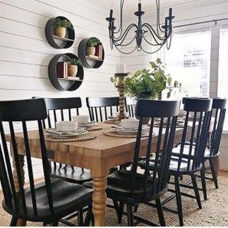 30+ Rustic Farmhouse Dining Room Design Ideas