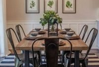 Rustic Farmhouse Dining Room Design Ideas 19