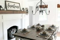 Rustic Farmhouse Dining Room Design Ideas 27
