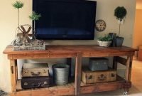 Amazing Wooden TV Stand Ideas You Can Build In A Weekend 33
