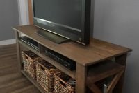 Amazing Wooden TV Stand Ideas You Can Build In A Weekend 46