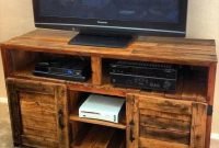 Amazing Wooden TV Stand Ideas You Can Build In A Weekend 47