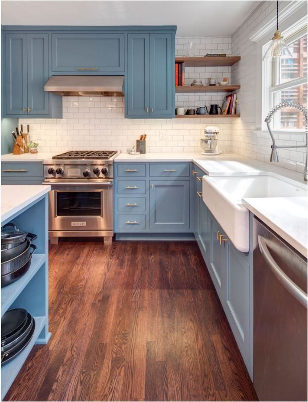 Cool Blue Kitchens Ideas For Inspiration 14