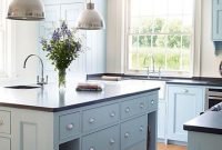 Cool Blue Kitchens Ideas For Inspiration 36