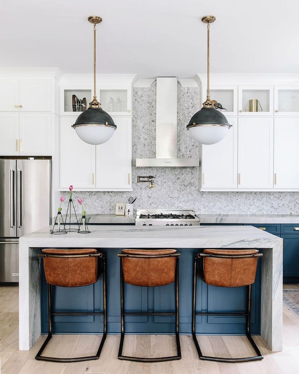 Cool Blue Kitchens Ideas For Inspiration 39