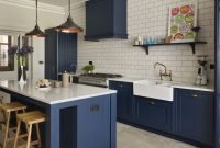 Cool Blue Kitchens Ideas For Inspiration 41