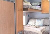 Cozy RV Bed Remodel Ideas On A Budget 04