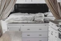 Cozy RV Bed Remodel Ideas On A Budget 39