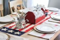 Inexpensive 4th Of July Decoration Ideas In The Dining Room 02