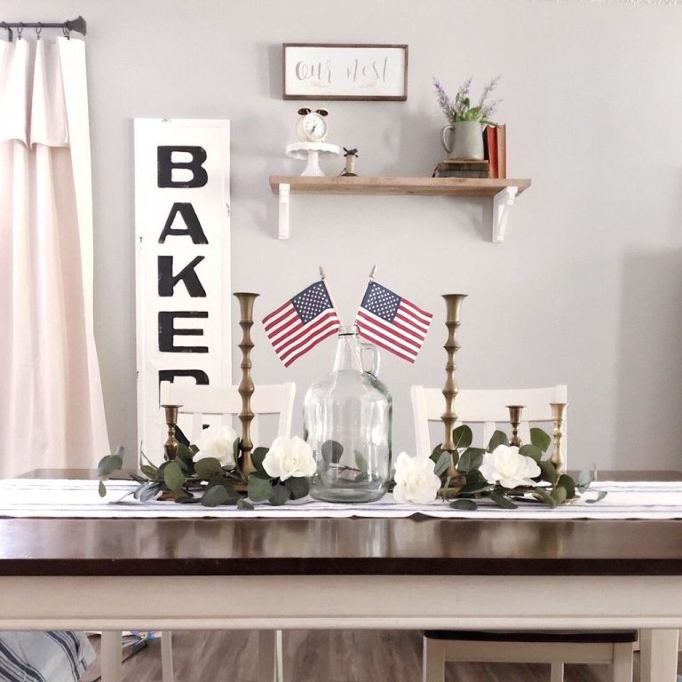 30+ Inexpensive 4th Of July Decoration Ideas In The Dining Room LOVAHOMY
