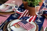 Inexpensive 4th Of July Decoration Ideas In The Dining Room 06