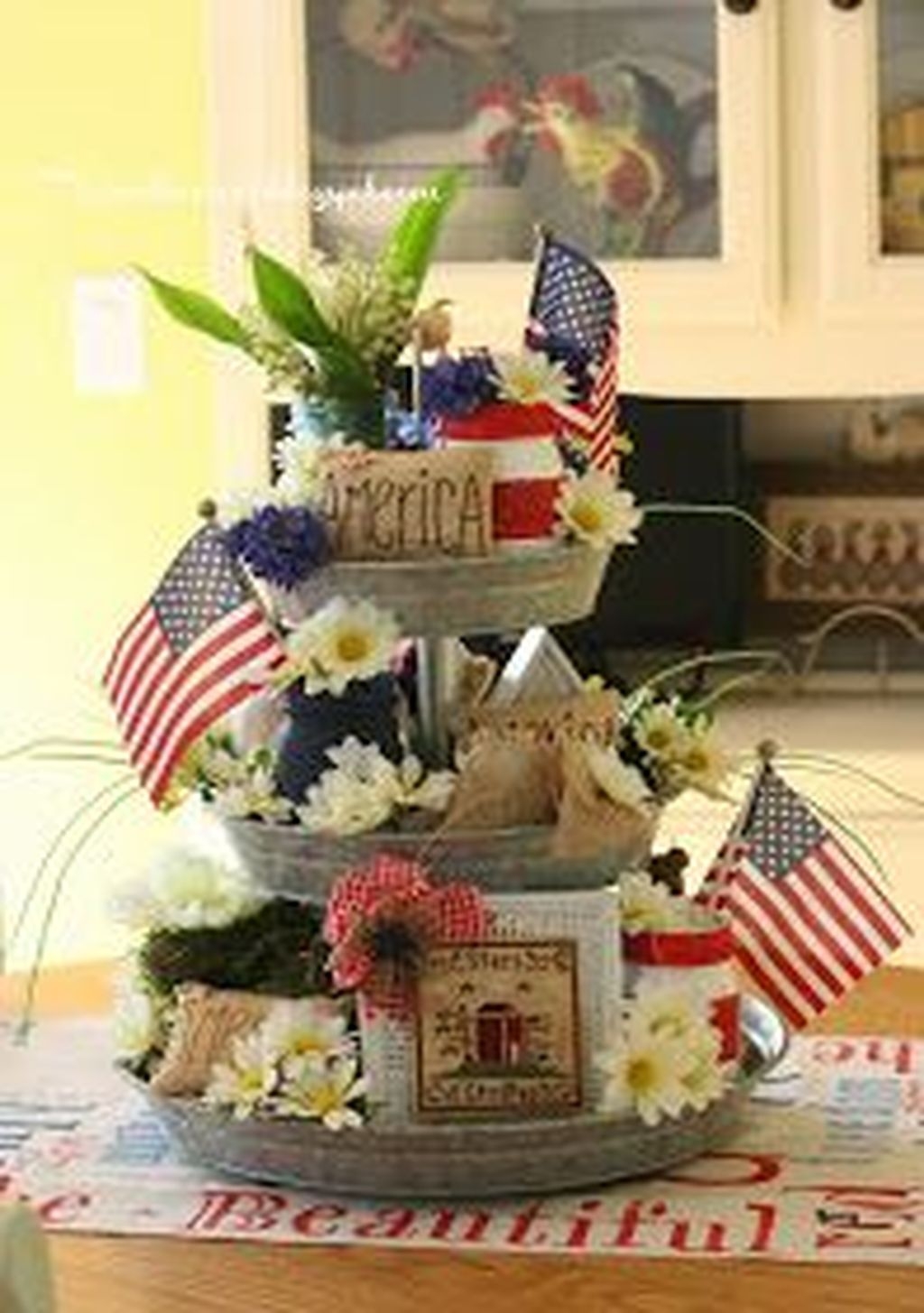 Inexpensive 4th Of July Decoration Ideas In The Dining Room 07