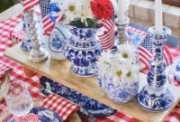 Inexpensive 4th Of July Decoration Ideas In The Dining Room 30