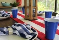 Inexpensive 4th Of July Decoration Ideas In The Dining Room 41