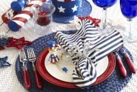 Inexpensive 4th Of July Decoration Ideas In The Dining Room 45