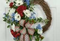 Pratiotic Handmade 4th Of July Wreath Ideas 33