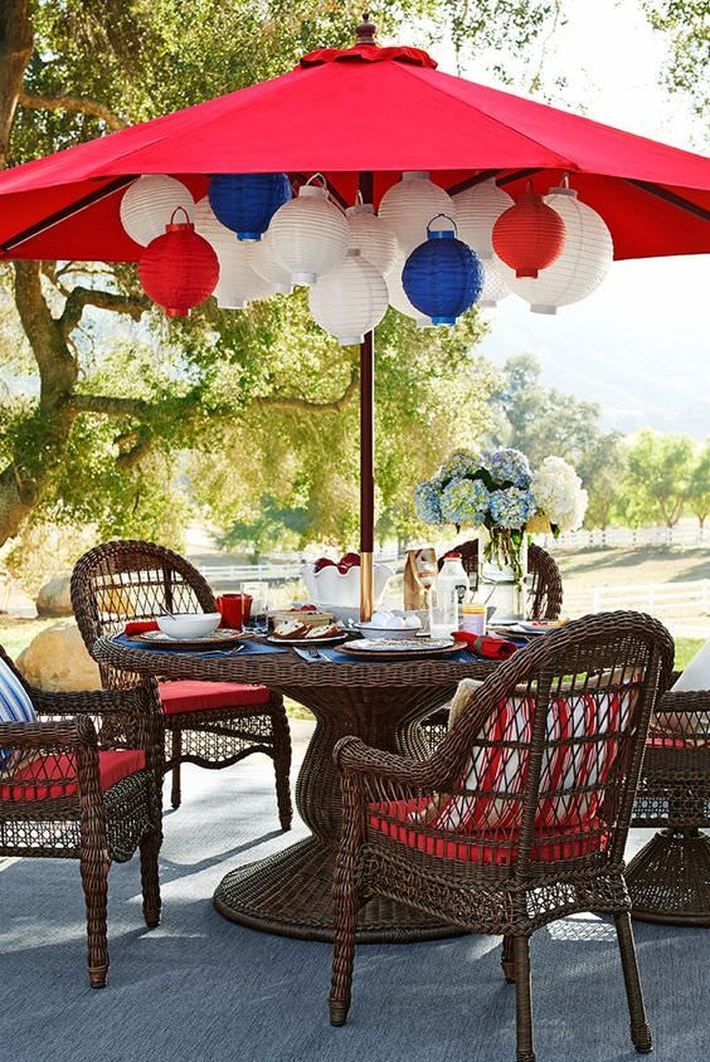 Simple And Pratiotic 4th Of July Decoration Ideas 21