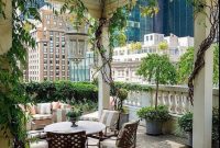 Stunning Balcony Decoration Ideas With Seating Areas 24