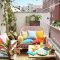 Stunning Balcony Decoration Ideas With Seating Areas 47
