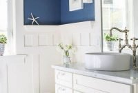 Stylish Coastal Bathroom Remodel Design Ideas 22