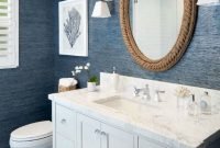 Stylish Coastal Bathroom Remodel Design Ideas 42