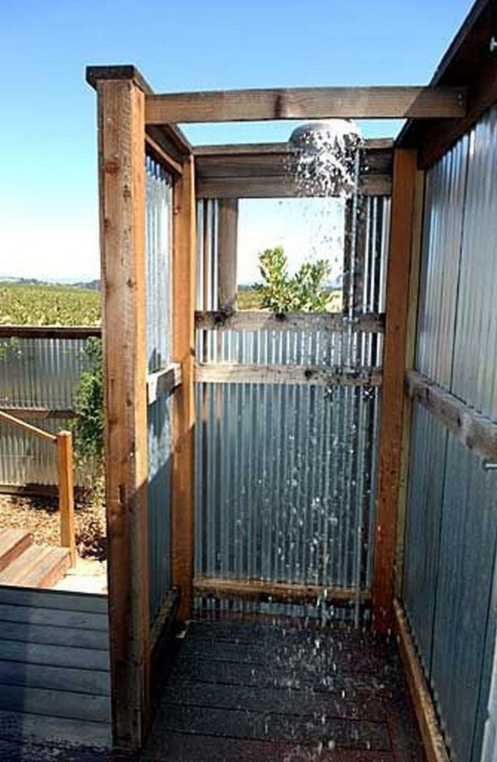 Affordable Outdoor Shower Ideas To Maximum Summer Vibes 25