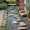 Awesome Small Garden Ideas With Stone Path 02