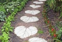 Awesome Small Garden Ideas With Stone Path 06