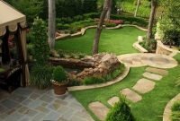 Awesome Small Garden Ideas With Stone Path 08