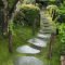 Awesome Small Garden Ideas With Stone Path 12