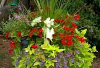 Beautiful Summer Container Garden Flower Ideas 44