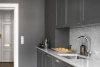 Easy Grey Kitchen Cabinets Ideas For Your Kitchen 11