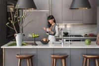 Easy Grey Kitchen Cabinets Ideas For Your Kitchen 21