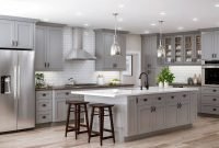 Easy Grey Kitchen Cabinets Ideas For Your Kitchen 39