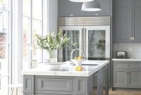 Easy Grey Kitchen Cabinets Ideas For Your Kitchen 40