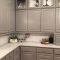 Easy Grey Kitchen Cabinets Ideas For Your Kitchen 46