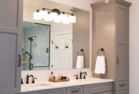Elegant Bathroom Lighting Ideas To Brighten Your Style 09