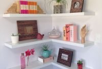 Magnificient Corner Shelves Decoration Ideas 05