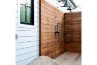Popular Outdoor Shower Ideas With Maximum Summer Vibes 15