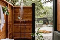 Popular Outdoor Shower Ideas With Maximum Summer Vibes 21