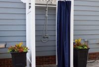Popular Outdoor Shower Ideas With Maximum Summer Vibes 24