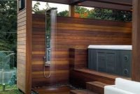 Popular Outdoor Shower Ideas With Maximum Summer Vibes 43