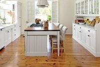 Stunning Wood Floor Ideas To Beautify Your Kitchen Room 01