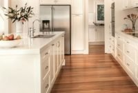Stunning Wood Floor Ideas To Beautify Your Kitchen Room 04