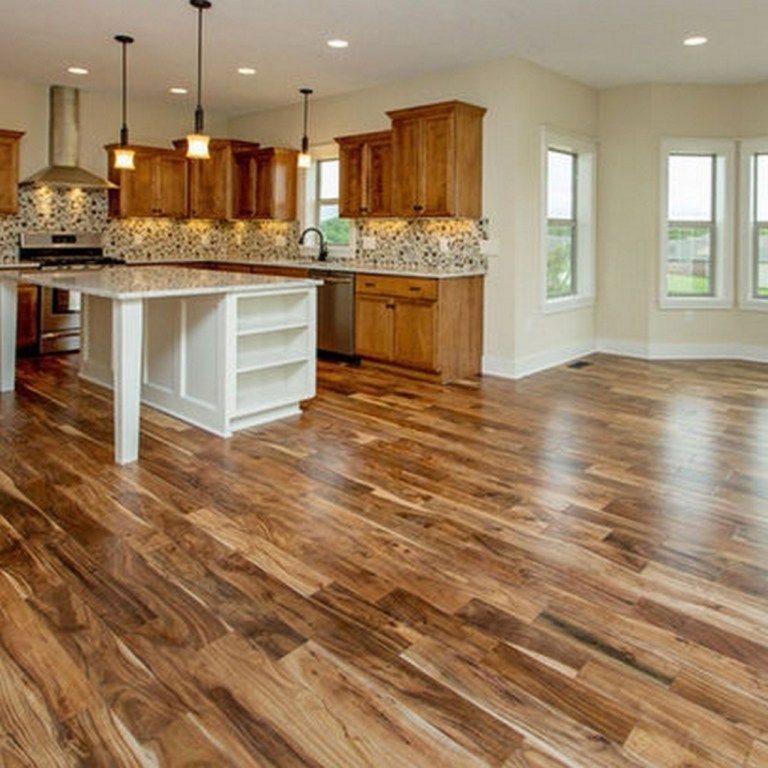 30 Stunning Wood Floor Ideas To Beautify Your Kitchen Room Lovahomy