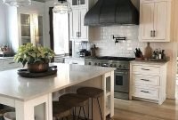 Stunning Wood Floor Ideas To Beautify Your Kitchen Room 22